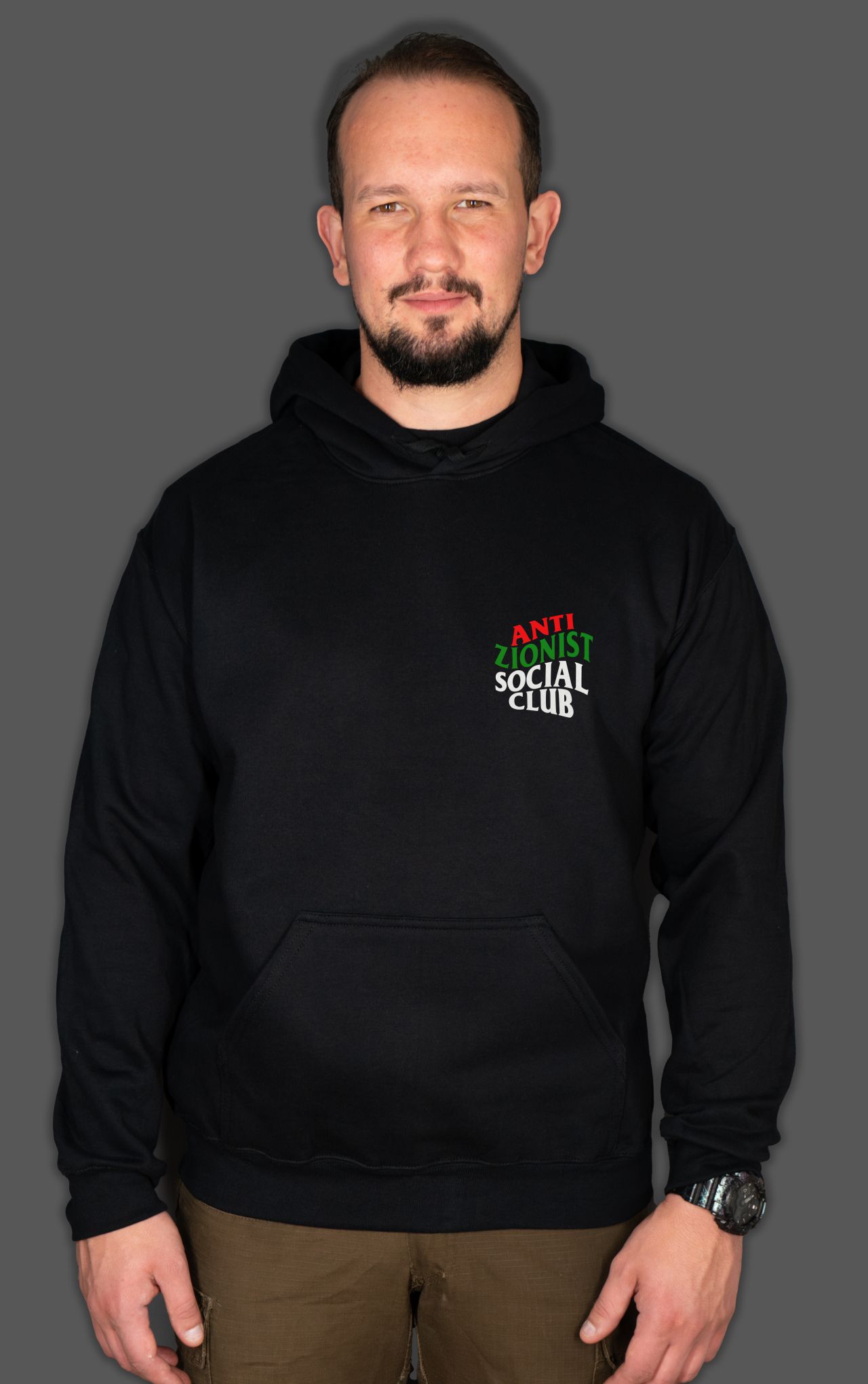 Bluza z kapturem Anti Zionist Social Club - obrazek 2