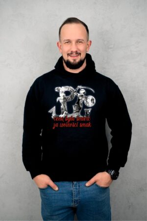 Bluza z kapturem Powstanie Warszawskie „Ceną była śmierć za wolności smak”