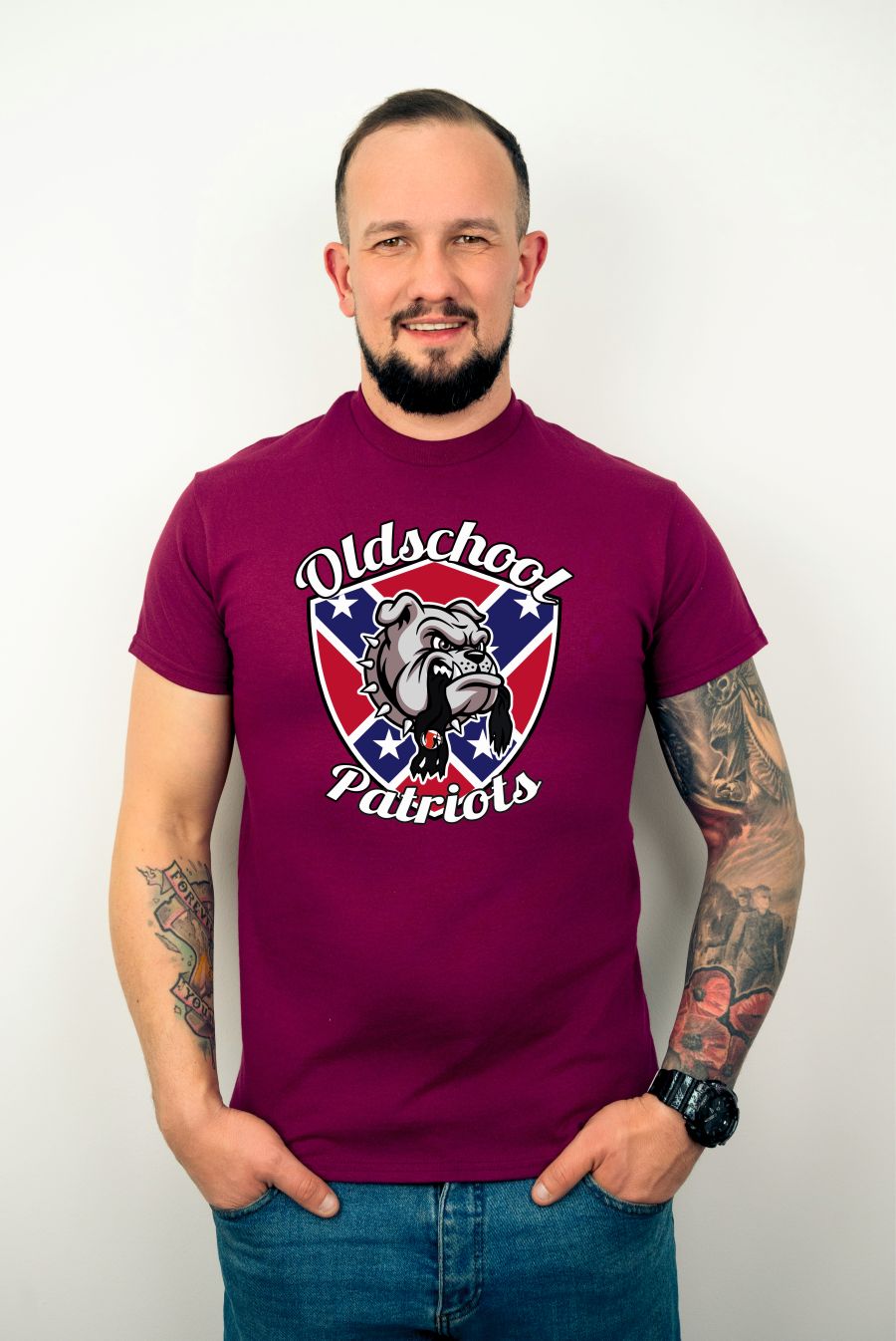 Koszulka Oldschool Patriots - obrazek 5