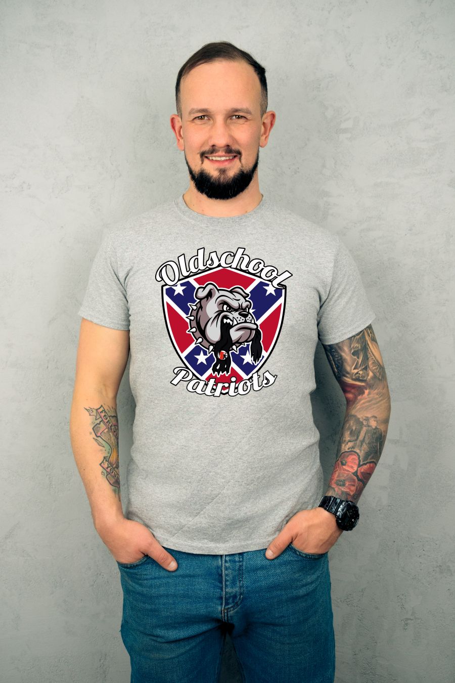 Koszulka Oldschool Patriots - obrazek 9