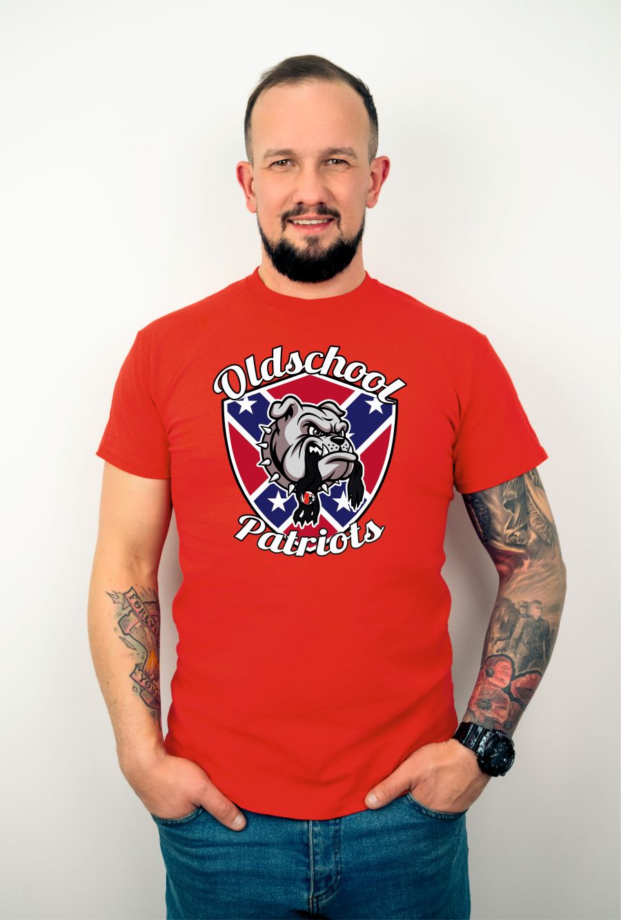 Koszulka Oldschool Patriots - obrazek 7